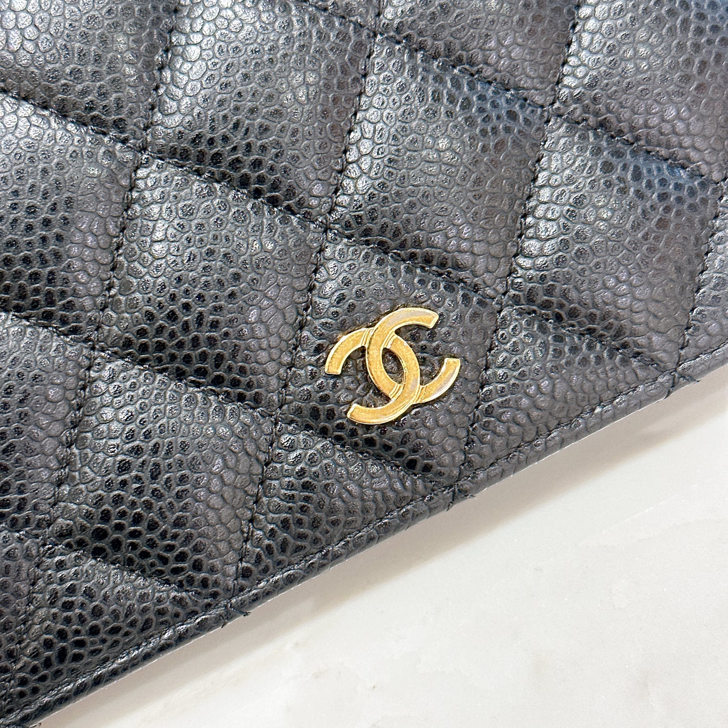 Chanel Classic Flap Long Wallet in GHW