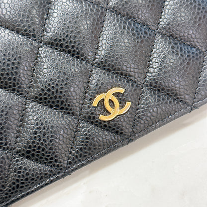Chanel Classic Flap Long Wallet in GHW