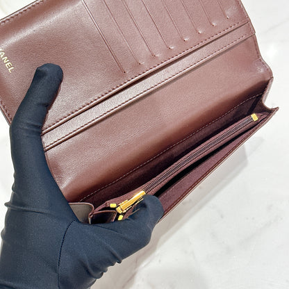 Chanel Classic Flap Long Wallet in GHW