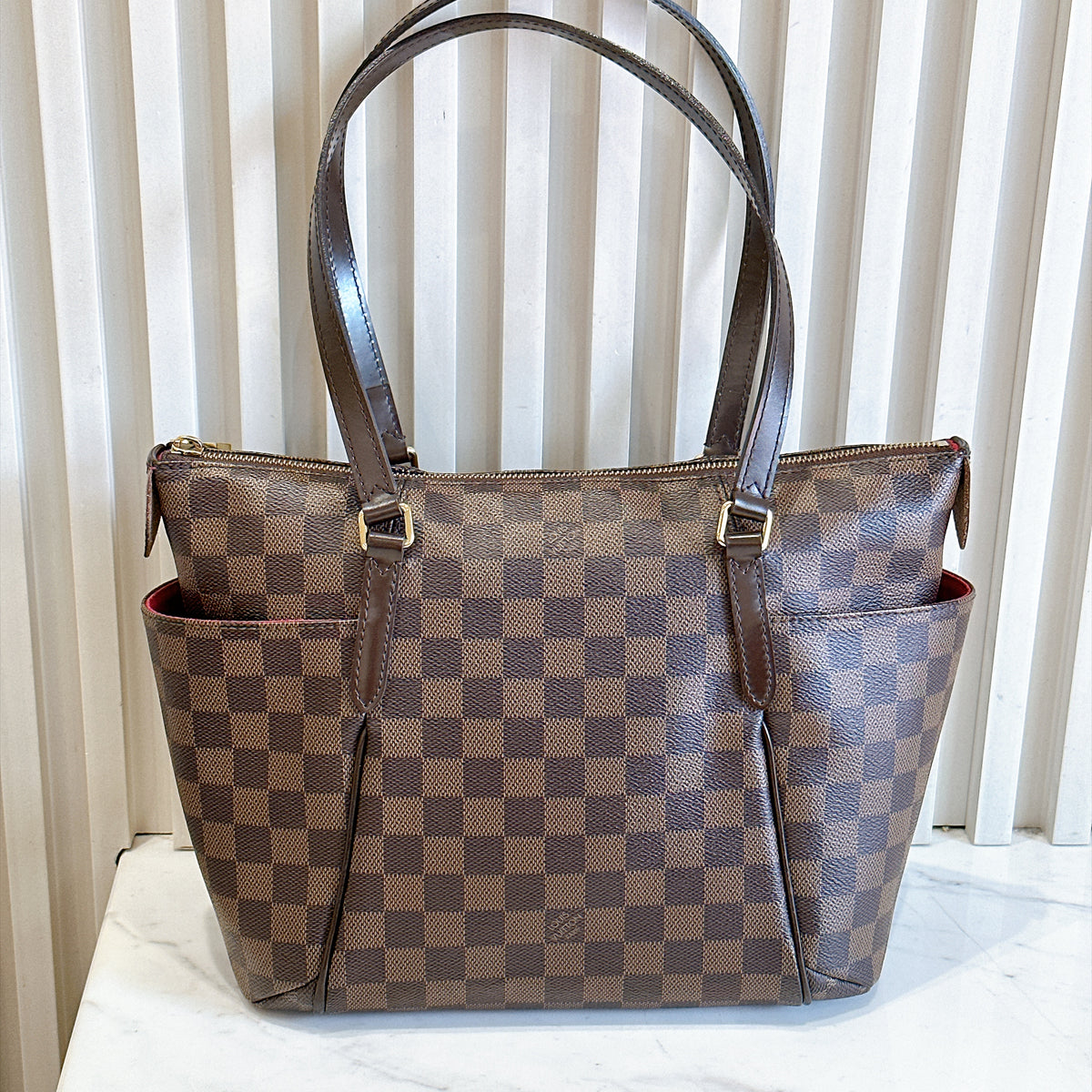 LV Totally PM in Damier Ebene