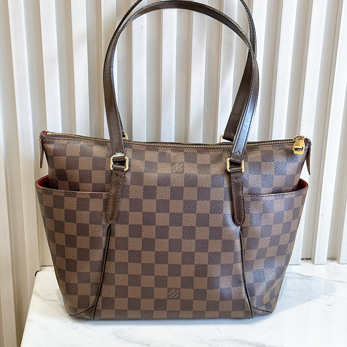 LV Totally PM in Damier Ebene