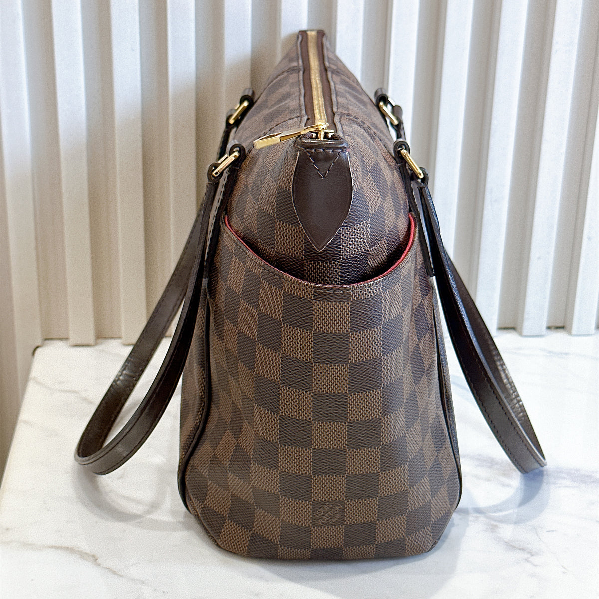 LV Totally PM in Damier Ebene
