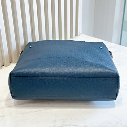 LV Brooks Tote Bag in Blue Epi Leather