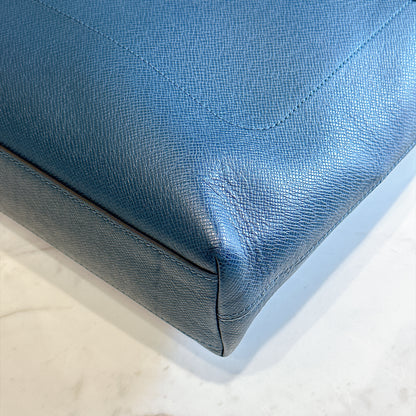LV Brooks Tote Bag in Blue Epi Leather