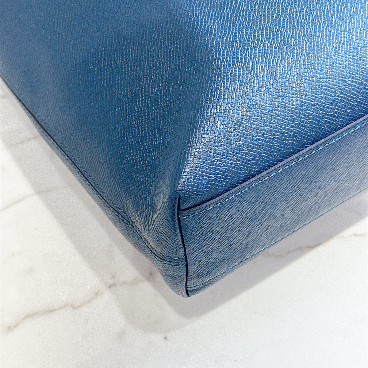 LV Brooks Tote Bag in Blue Epi Leather