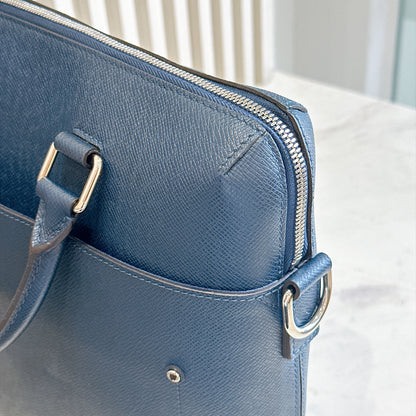 LV Brooks Tote Bag in Blue Epi Leather