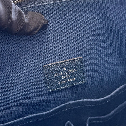 LV Brooks Tote Bag in Blue Epi Leather