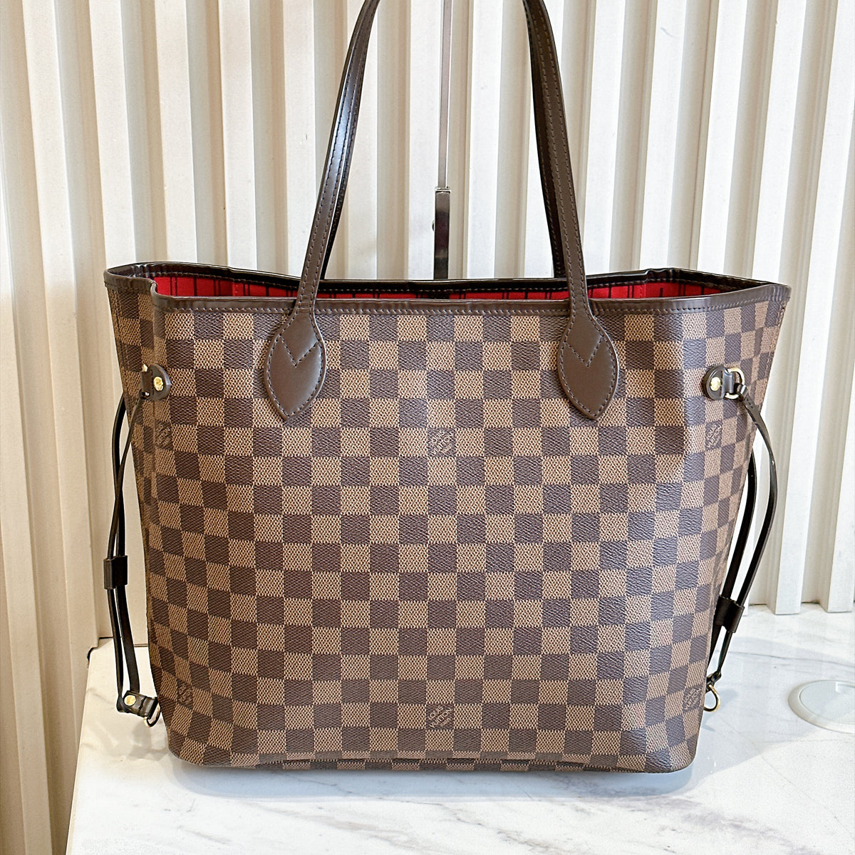 LV Neverfull MM in Damier Ebene