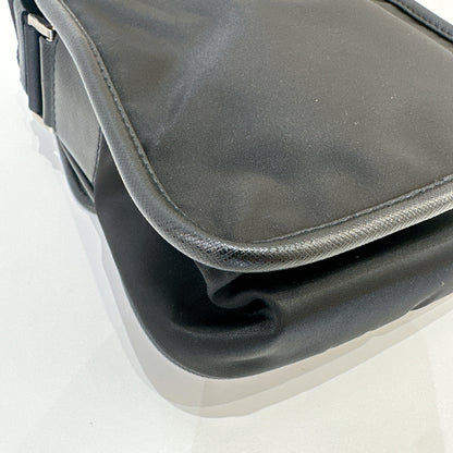 Prada Re Nylon Flap Messenger Crossbody