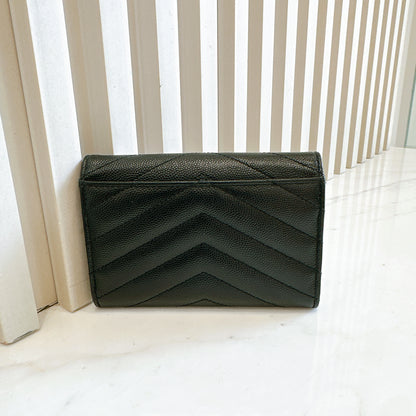 YSL Cassandre Matelasse Small Envelope Wallet