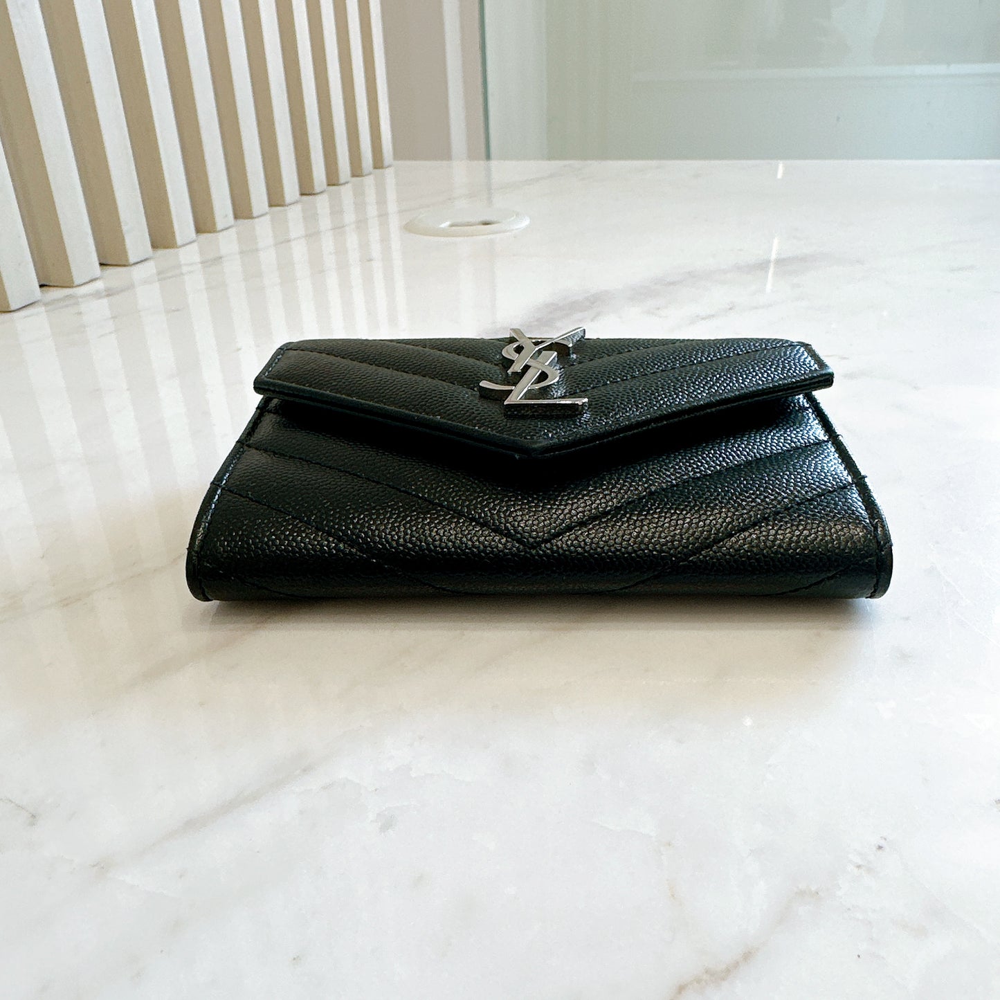 YSL Cassandre Matelasse Small Envelope Wallet