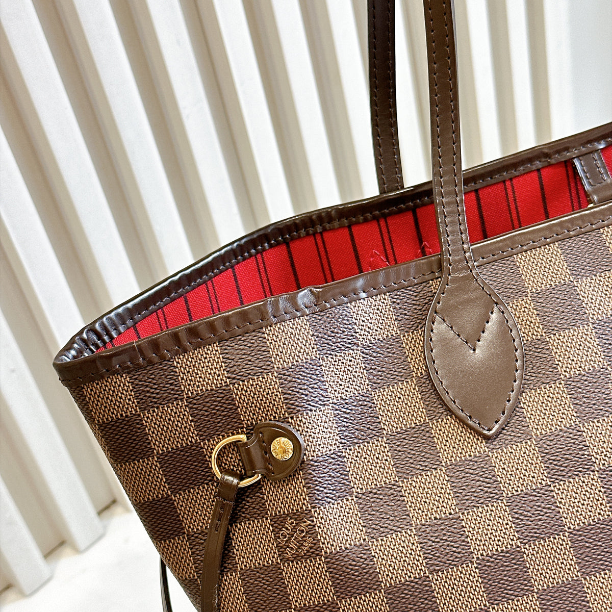 LV Neverfull MM in Damier Ebene