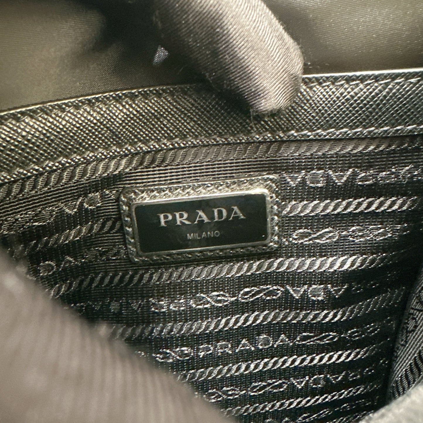 Prada Re Nylon Flap Messenger Crossbody