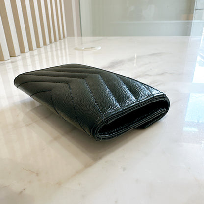 YSL Cassandre Matelasse Small Envelope Wallet