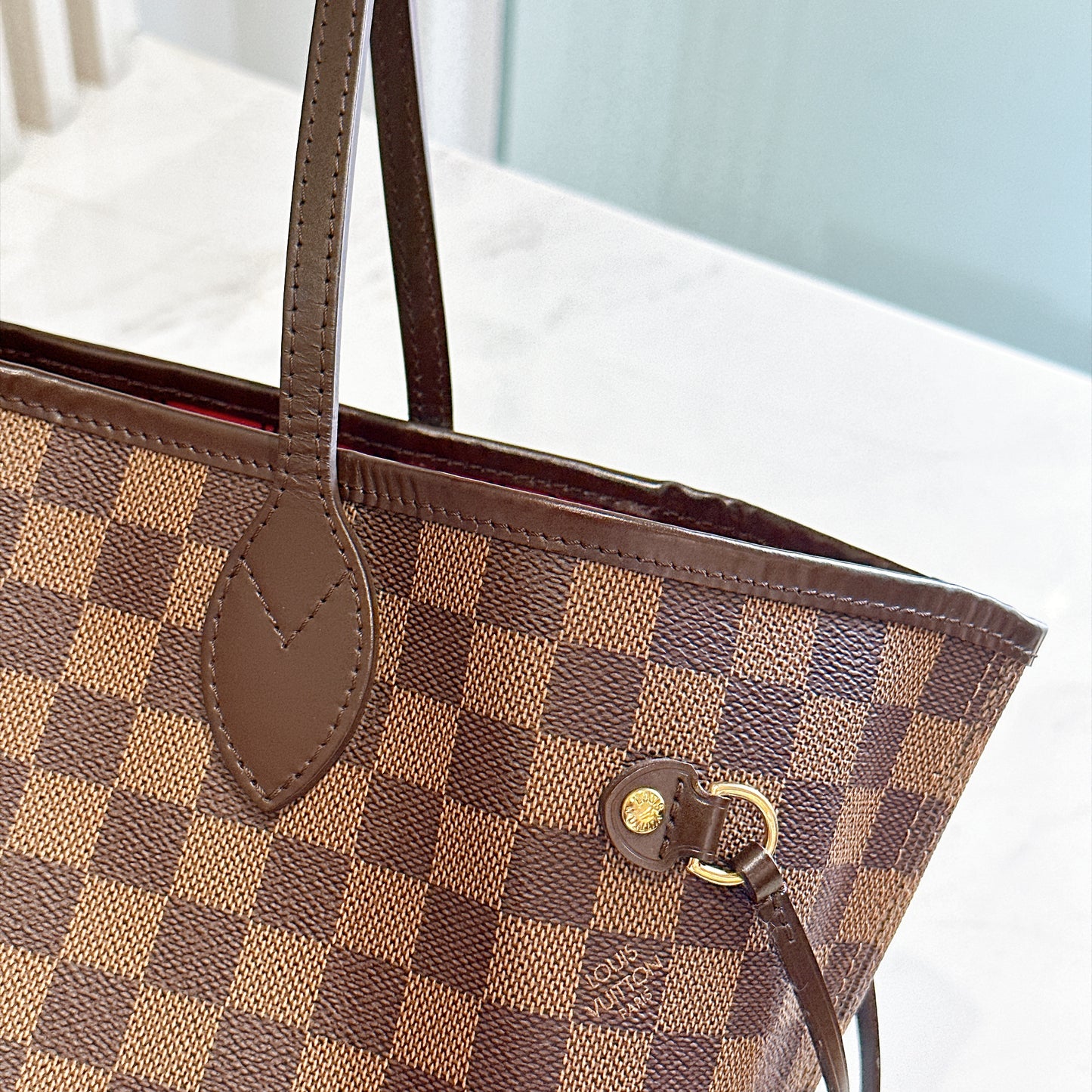 LV Neverfull MM in Damier Ebene