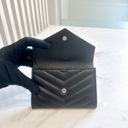 YSL Cassandre Matelasse Small Envelope Wallet