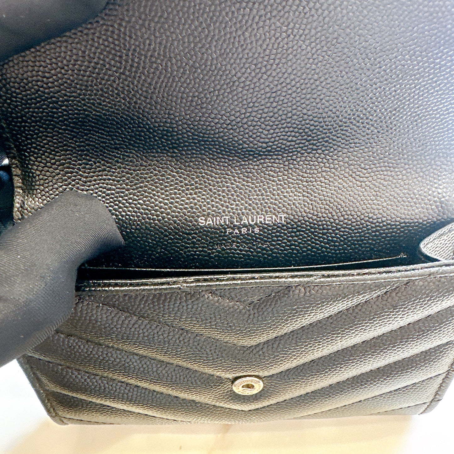 YSL Cassandre Matelasse Small Envelope Wallet