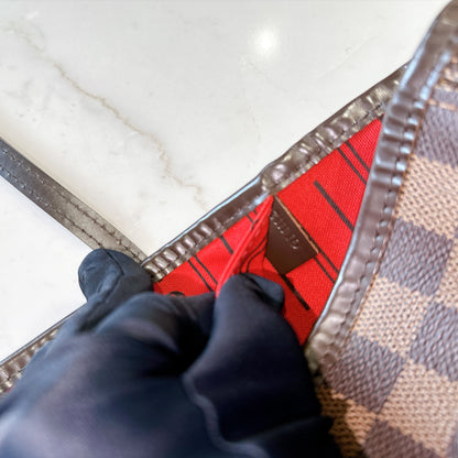 LV Neverfull MM in Damier Ebene