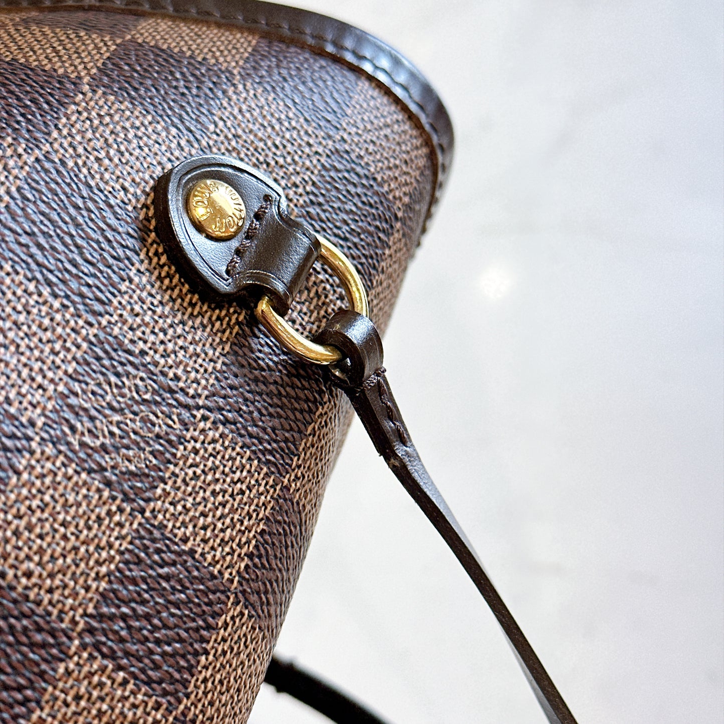 LV Neverfull MM in Damier Ebene