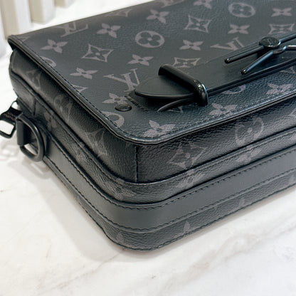 LV Steamer Messenger Bag in Monogram Eclipse