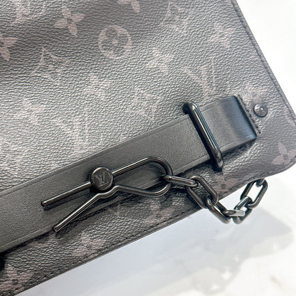 LV Steamer Messenger Bag in Monogram Eclipse