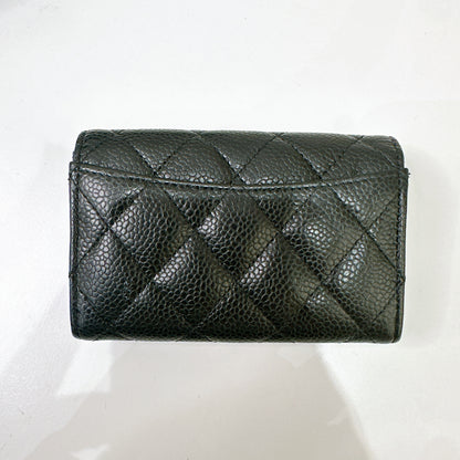 Chanel Classic Card Holder in Black Caviar