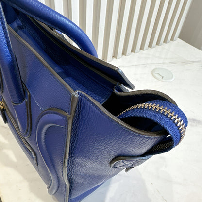 Celine Luggage Tote in Blue