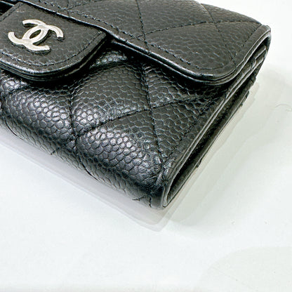 Chanel Classic Card Holder in Black Caviar