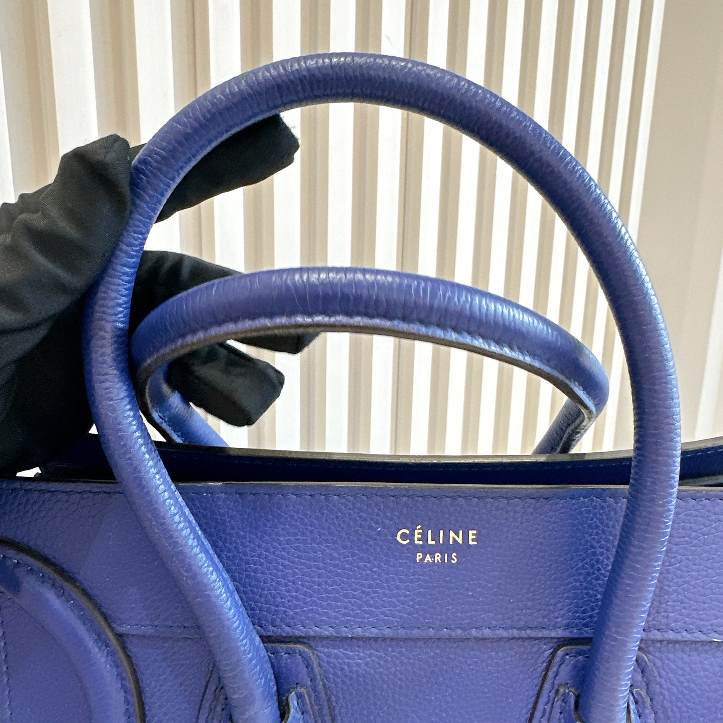 Celine Luggage Tote in Blue