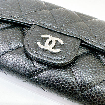 Chanel Classic Card Holder in Black Caviar