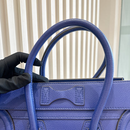 Celine Luggage Tote in Blue