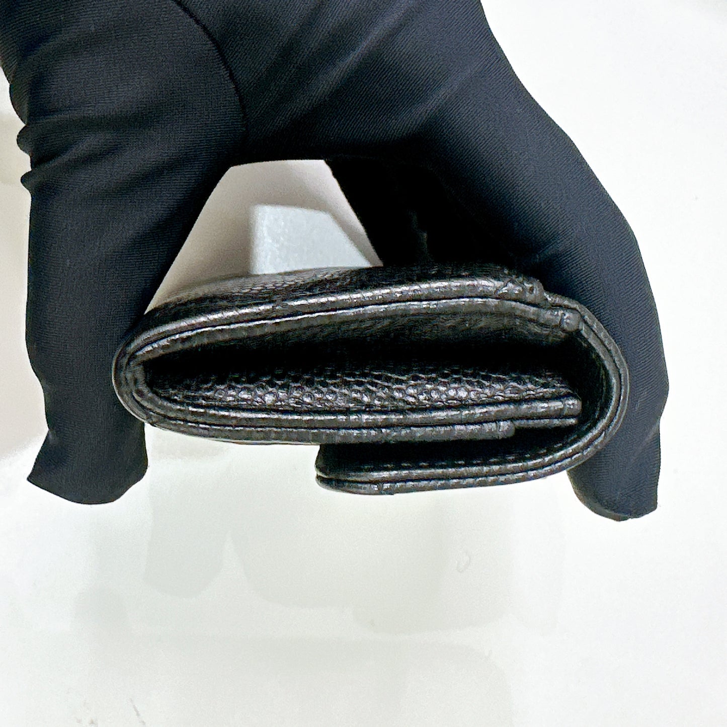 Chanel Classic Card Holder in Black Caviar