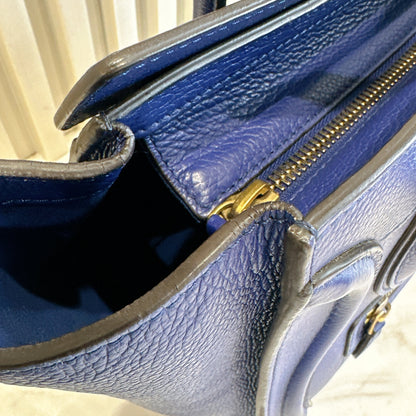 Celine Luggage Tote in Blue
