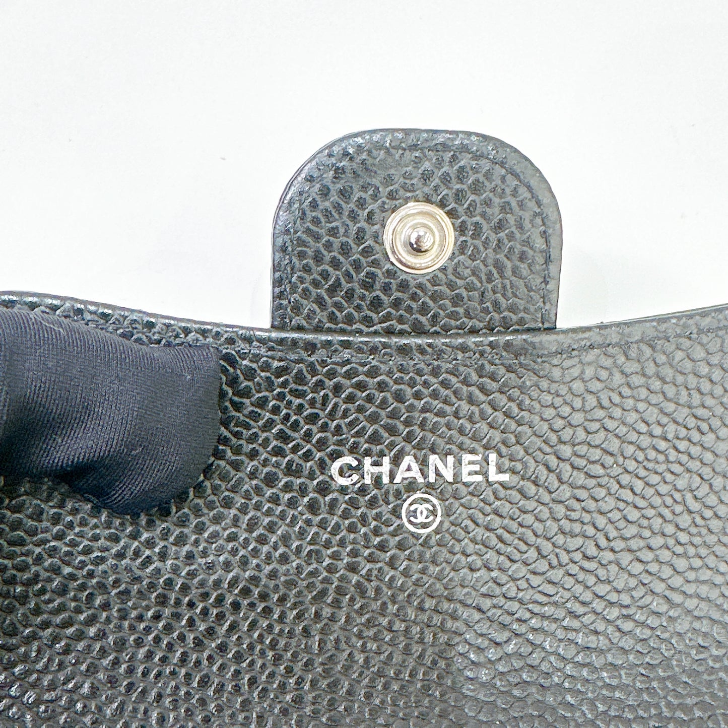Chanel Classic Card Holder in Black Caviar