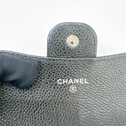 Chanel Classic Card Holder in Black Caviar