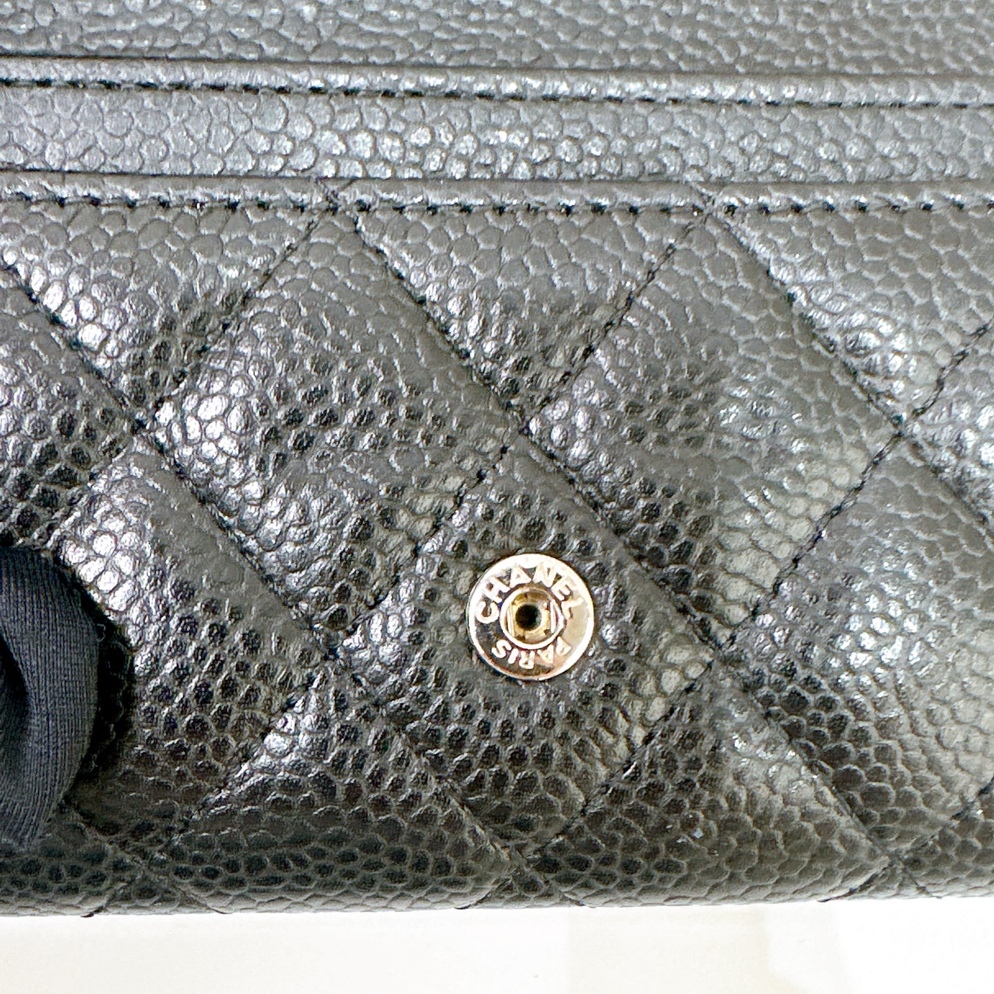 Chanel Classic Card Holder in Black Caviar