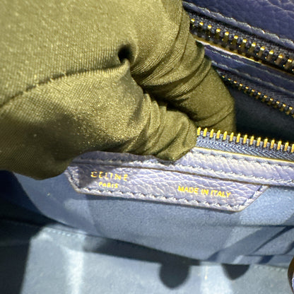 Celine Luggage Tote in Blue