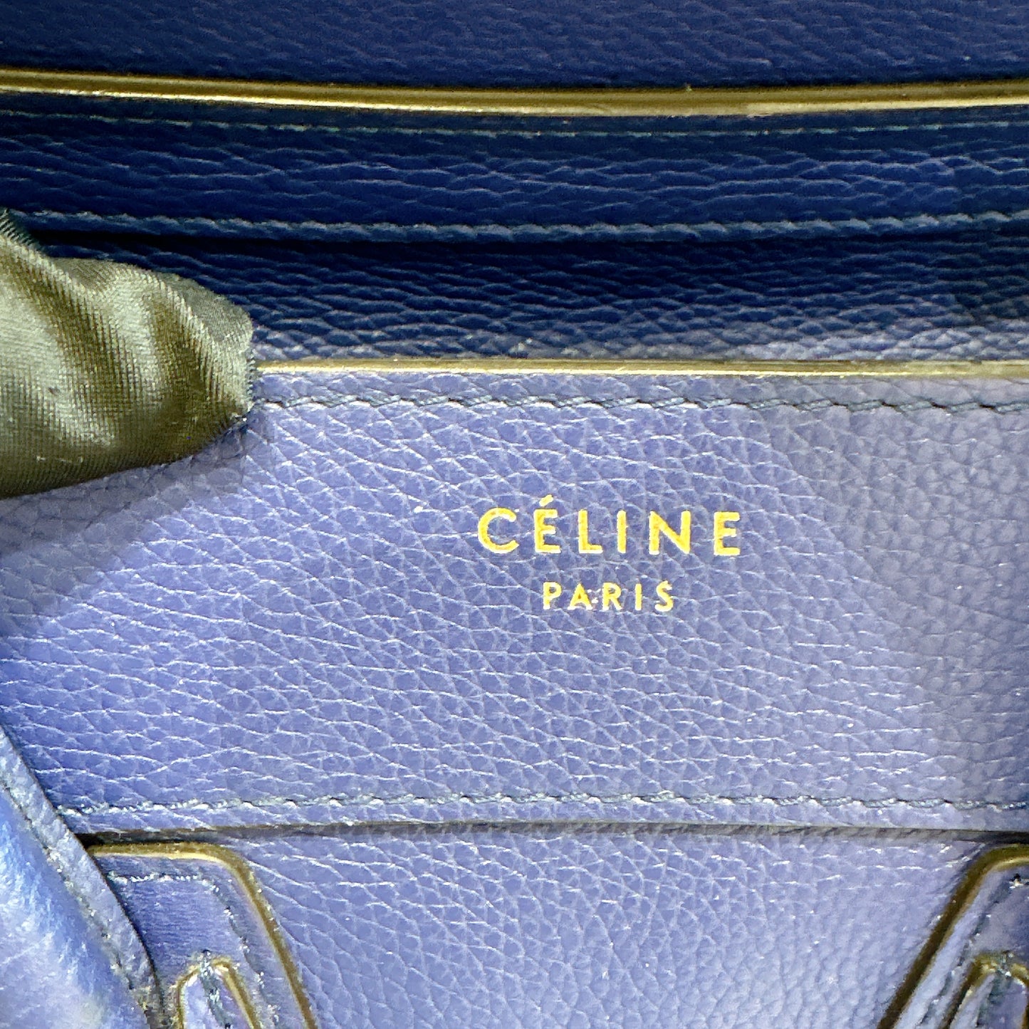 Celine Luggage Tote in Blue