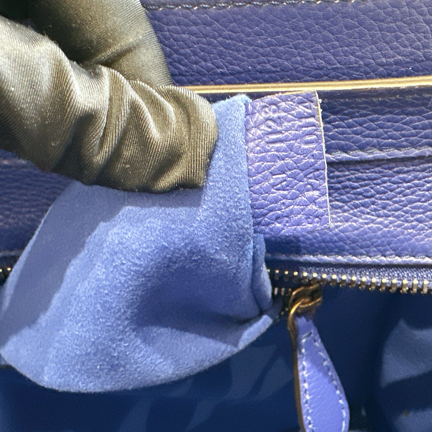 Celine Luggage Tote in Blue