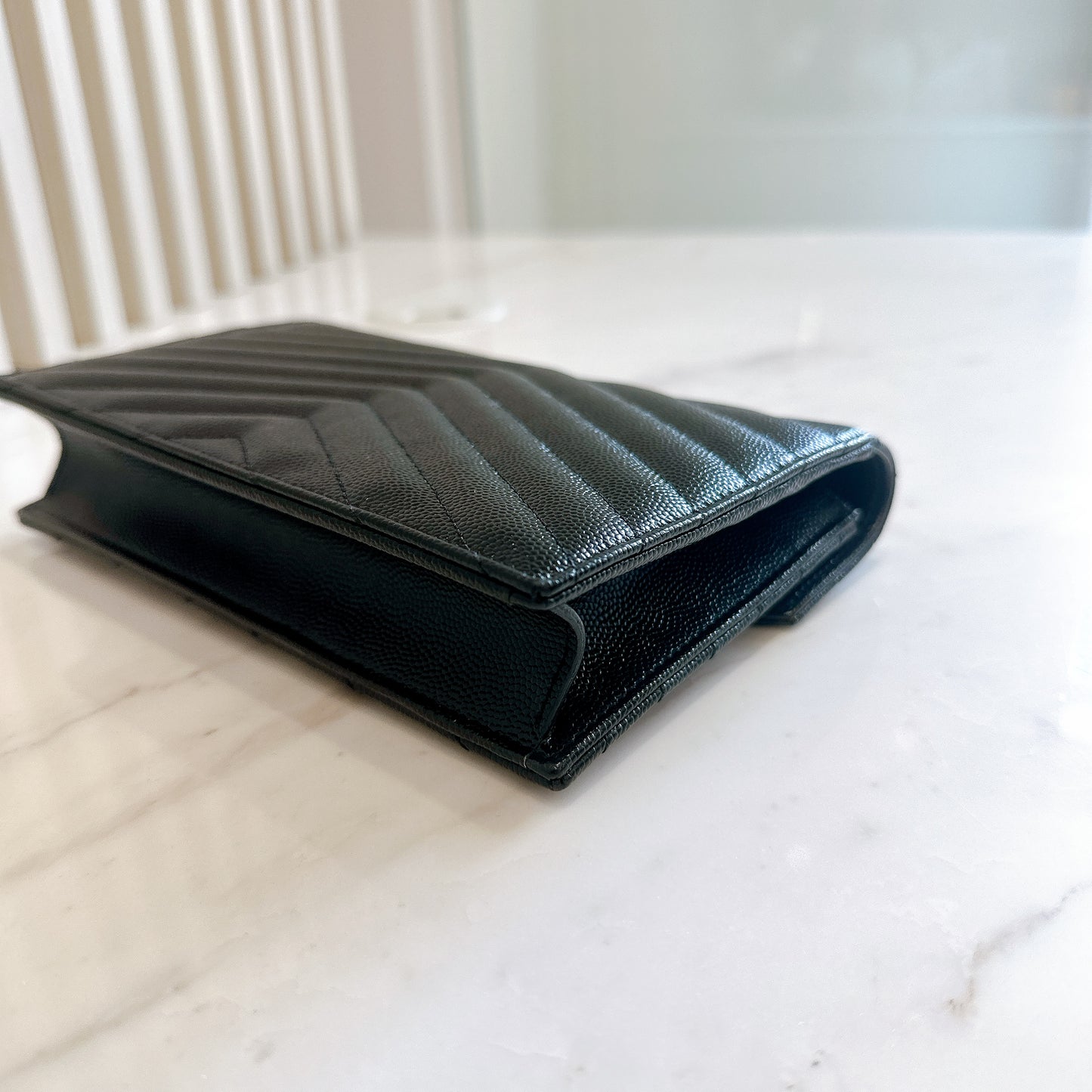YSL Small WOC in Black SHW