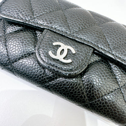 Chanel Classic Card Holder in Black Caviar