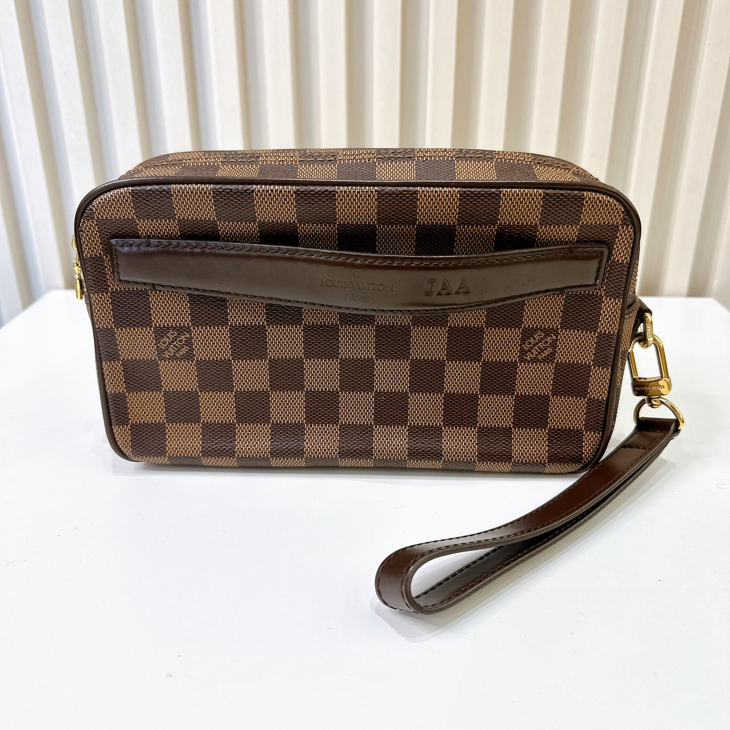LV Saint Paul Clutch in Damier Ebene