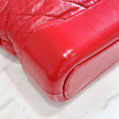 Chanel Gabrielle in Small Red Aged Calfskin