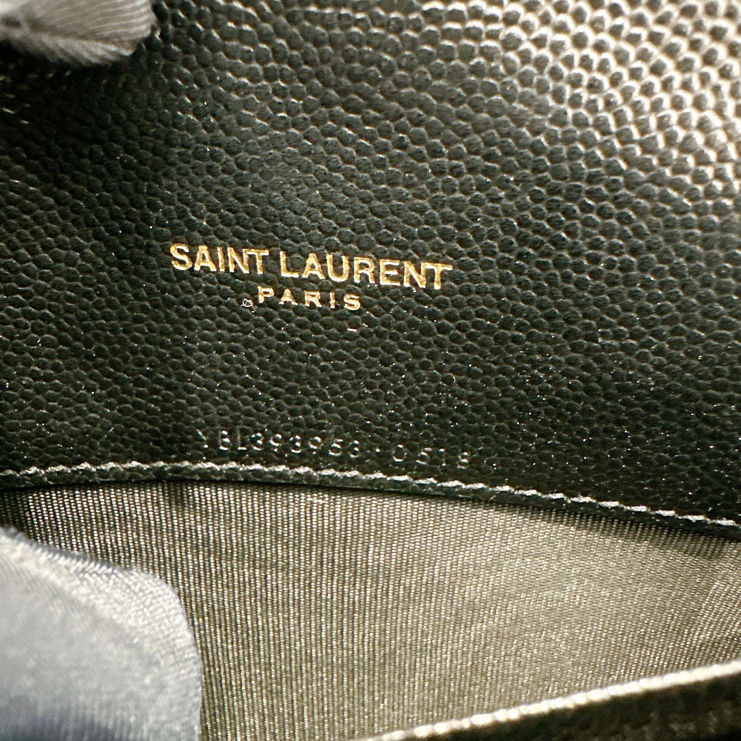 YSL Small WOC in Black SHW