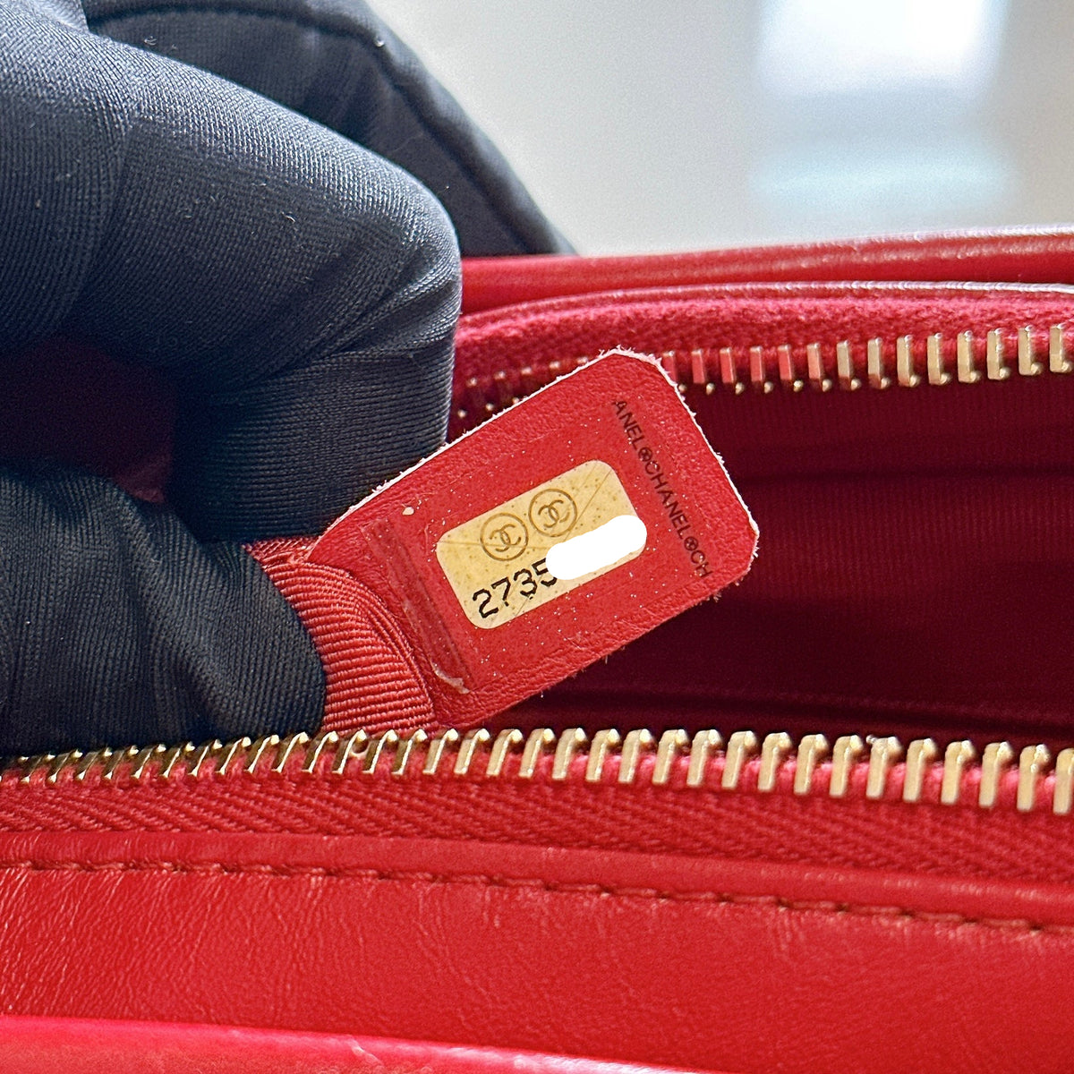 Chanel Gabrielle in Small Red Aged Calfskin