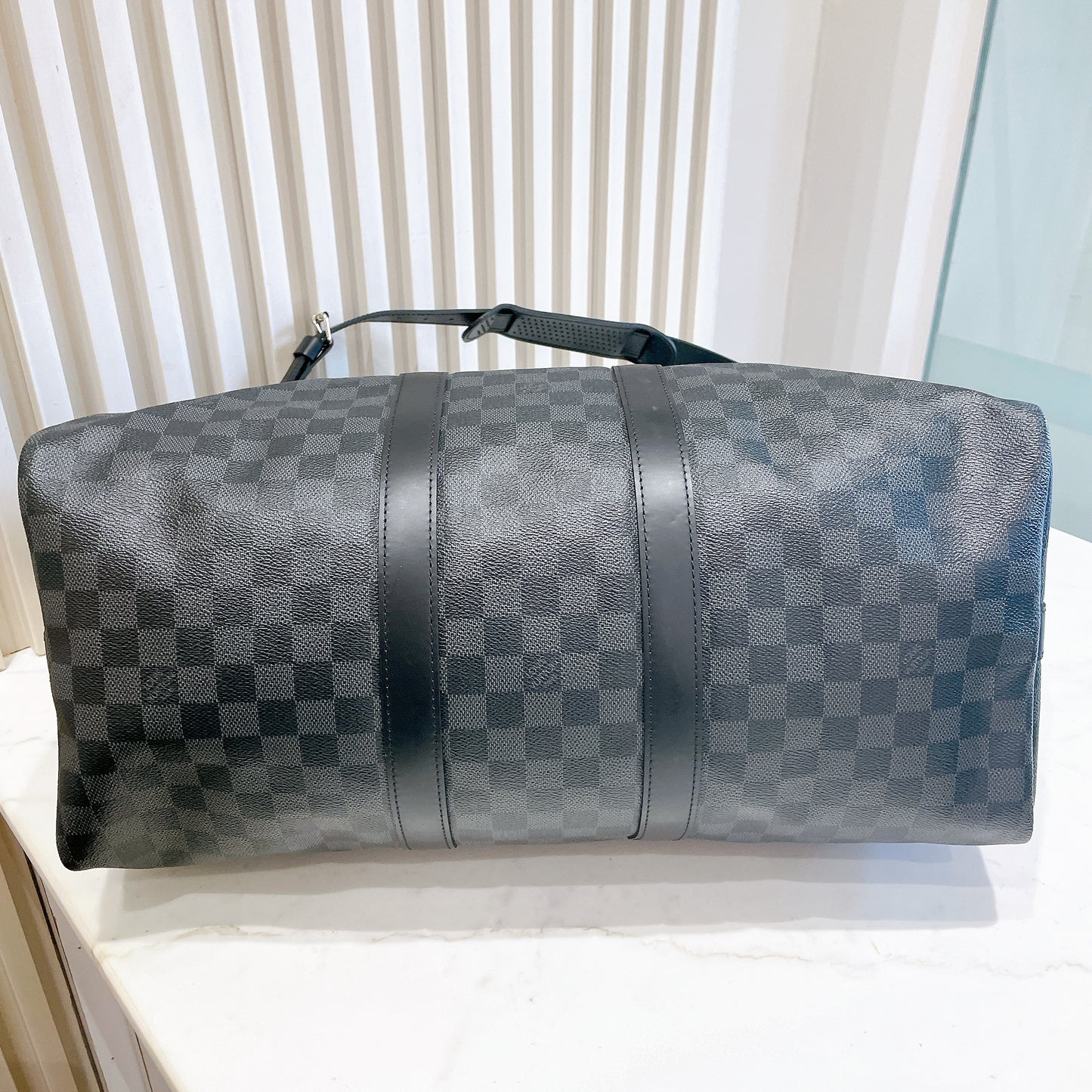 LV Damier Graphie Keepall Bandouliere 45