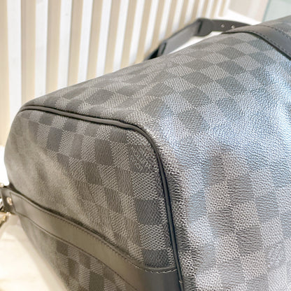 LV Damier Graphie Keepall Bandouliere 45