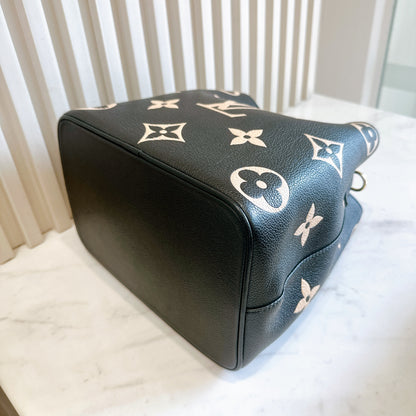 LV Neo Noe Bicolour in Black/Creme