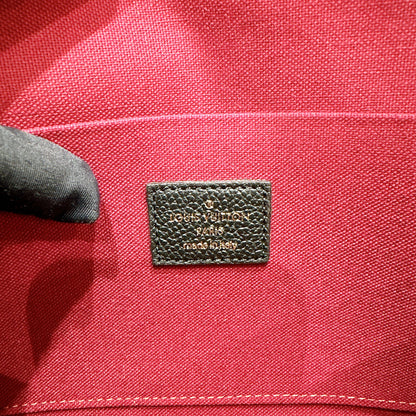 LV Felicie Pochette in Black/Creme