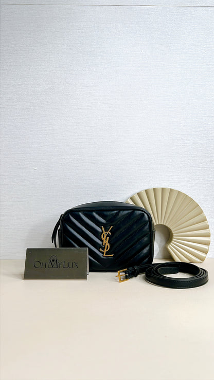 YSL Lou Belt Bag In Black GHW